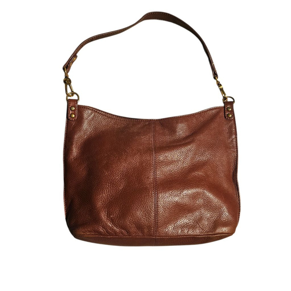 Hobo Brown Leather Shoulder Bag One Size - Picture 14 of 16